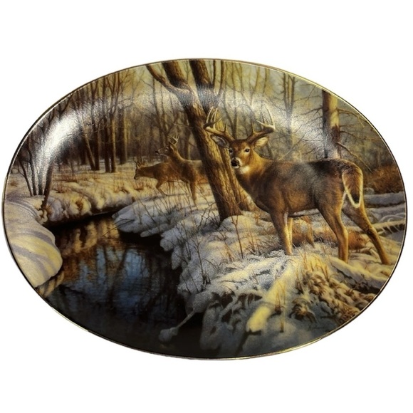 Winter’s Calm 1994 Limited Ed. Plate 16901D by Greg Alexander, Bradford Exch - Picture 1 of 11